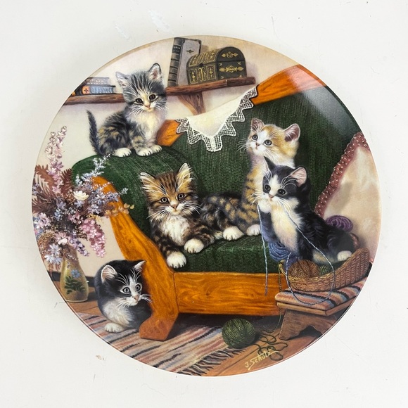 Vintage “Happy Tails ” Litter Rascals Collectors Plate - Picture 7 of 7